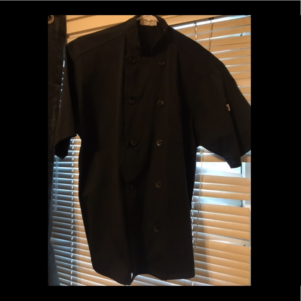 Short sleeve chef jacket